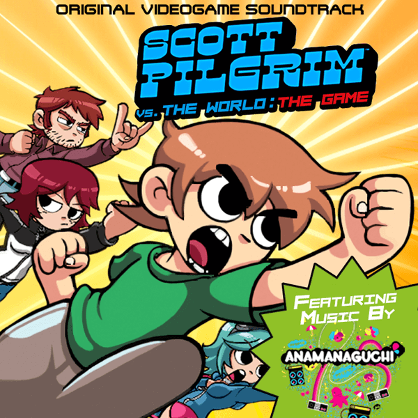 Scott Pilgrim Video Game Soundtrack kit cover